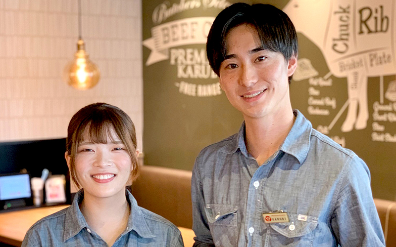 【オープニング募集／土日は時給UP】焼肉＆デザートビュッフェで土日メインのホール★未経験OK